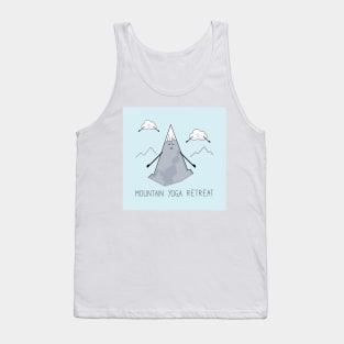 Comic drawing of yoga retreat Tank Top